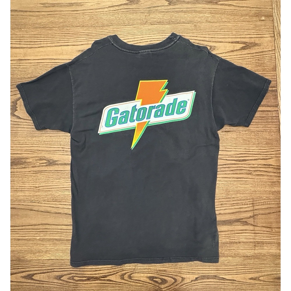 Vintage 90s Gatorade Double-Sided Classic Graphic T-Shirt Size Large Faded